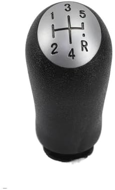 AWGNTQQ Pomos de Palanca de Cambios Pomo Cambio Marchas Cabezal Palanca Piezas Automóvil Para Clio 3 Twingo 3 Laguna 2 Modus Para Dacia Dokker Para Duster Parav Logan II(5-Speed Silver)
