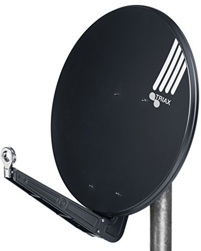 Triax FESAT 95 HQ schwarz – (38,1 dBi Antenne, 10 – 13 GHz, 0 – 90 °, 21,1 °, 7,91 kg, schwarz)