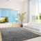 Ayyildiz Moderner Designer Teppich Life Shaggy Ø 200 Rund grau