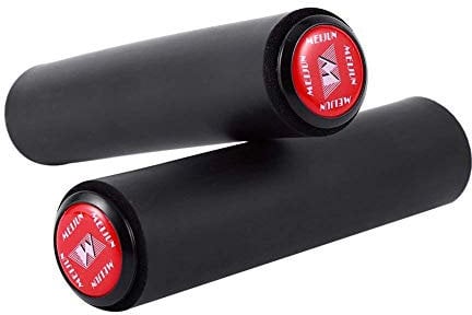 Ergonomische Universal-Fahrrad-Griffe aus Silikon, für Mountainbike/BMX, Fahrrad-Lenker-Griffe , schwarz