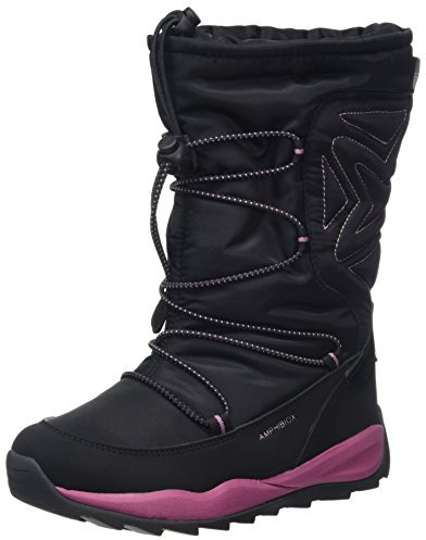 Geox J Orizont B Girl ABX, Stivali da Neve Bambina, Nero (Black), 28 EU