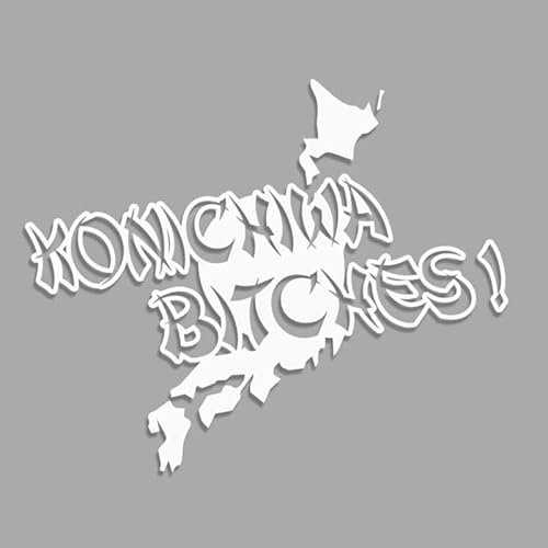 Decus Japan KONICHIWA Bitches XL 2048 (weiß) // Sticker OEM JDM Style Aufkleber