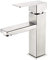 MTYLX Grifo de Agua, Faucets Domésticos Baño Cuarto de Baño Faucet Baño Tap Caldo Frío Frío Fregajos Grifos Acero Inoxidable Sola Agua Basin Mezclador Tapas de Agua, Qi Xian