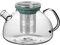 TEA SHOP - All in One Teapot Basil 1L - Tetera de Cristal con Infusor de Acero Inoxidable y Silicona - Accesorios para té o infusiones