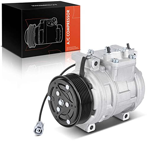 Frankberg Compresor de aire acondicionado con embrague Gasolina Compatible con Accord VII CL CN Accord VII Tourer CM CN CR-V II RD Replace# 38810PNB006incl. aceite premezclado