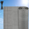 Sonnewelt Sichtschutz 1x25m, 150 g/m² HDPE Schattiergewebe, Windschutz Schattennetz, Staubschutz Sonnenschutz Schattiernetz, Blickdichter Zaunblende, Sichtschutz Zaun, Gewebe Netz Grau