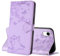 Netany Cover per iPhone XR (6,1 Pollici), Flip Premium Pelle PU Libro Portafoglio Protettiva Custodia con Slot Scheda Supporto Stand Magnetica Protezione Completa Cover per iPhone XR (Porpora)