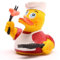 DUCKSHOP I Griller Duck I Quietscheentchen I L: 7,5 cm I Badeente I Gummiente