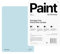 Hemway - Peel & Stick Sample for Our Interior Paint - Pastel Blue | A5 Damage-Free, Accurate Colour Swatch | Test Our Matt Finishes for Interior Decor | Easy to use and eco-friendly