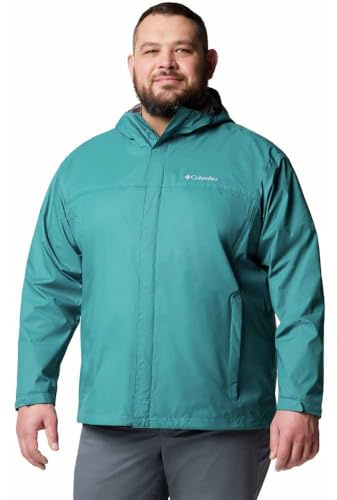 Columbia Watertight 2 Jacket, Chaqueta impermeable para la lluvia Hombre, Azul río, S