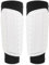 Football Sleeve Style Shin Pads/Guards - Flexible Comfort & Protection - For Kids & Adults - White (Small Adults)