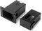 Black Guitar Pickup Battery Box Battery Guitar Case Acoustic Guitar Pickup Parts, Pickup Shell Cover Installed on Guitar Bass with 9V Battery Box, Case Holder Replacement Bass Accessories