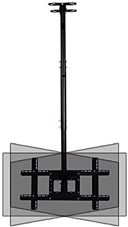 AJYBYUKJ Monte a Muro di TV Montaggio TV, Regolazione DELL'ATTENZIONE TELESCOPICA FORCO TV, per televisori Piatti e curvi da 32-59 Pollici Fino a 68 kg Beauty Comes