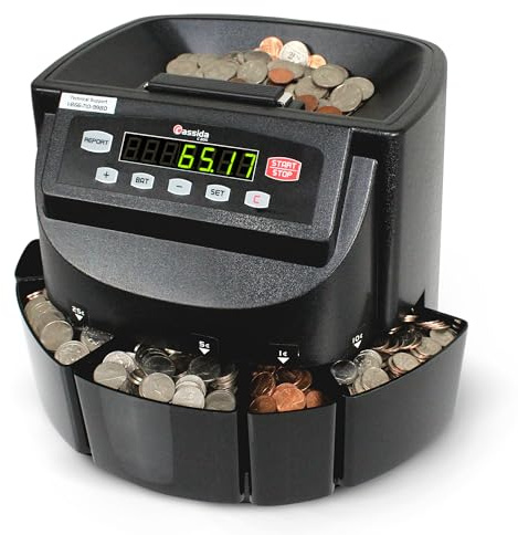 Cassida C200 Coin Sorter, Counter and Roller