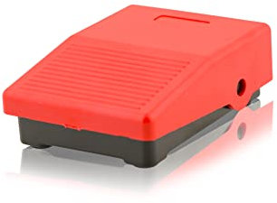 Industrie Fußschalter Fußtaster Fußpedal IP 40 | 3A/250 V AC | 0,06A/230 V DC | Tastend | Elektrische ON/OFF Fuss Pedal Taster Druckschalter