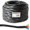 Premium X 50m Basic PRO Quattro Quad Koaxial SAT Kabel 90dB 2-Fach geschirmt Antennenkabel 4in1 Koaxialkabel Schwarz
