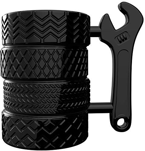 Tire Coffee Tea Mug Gift for Car Lovers Mechanics