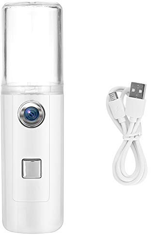 Nano pulverizador, tamaño pequeño Nano pulverizador de agua en frío, cosmético Mister, pulverizador USB, para reposición de agua Pulverizador de niebla para la piel Pulverizador facial
