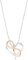 Amor Kette mit Anhänger 925 Sterling Silber Damen Halsschmuck, mit Zirkonia synth., 43 cm, Silber, Infinity, Kommt in Schmuck Geschenk Box, 2018179
