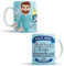Taza Aquí Bebe el Mejor Odontólogo del Mundo - Regalo Original para Super Odontólogo - Cerámica 350 ML