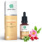 Green idea - Hagebuttenöl Bio Gesicht | Wildrosenöl Gesichtsöl Anti Aging | Sonnenexposition Alterung, Akne Öl | Linol und Linolensäure, | NaTrue-Zertifikat | Glas-Flasche 25 ml