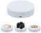 Mcbazel 360-Grad-Drehständer für Fotografie 360°, Elektrisch Drehbarer Drehteller 3KG, Motorisierter Drehständer, Display-Tisch zur Präsentation von Schmuck, Uhren, digitalen Produkten（Weiß）