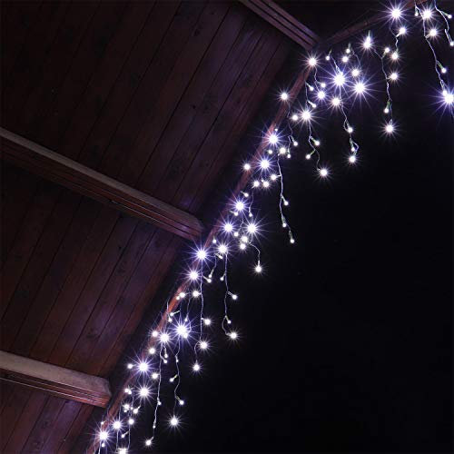 LED Lichterkette Premium Eisregen ERN400 kalt weiss 400 Lichter Generalüberholt 5 Jahre Garantie