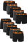 KTM by Freegun Boxershorts für Herren Unterwäsche Pant Men´s Boxer 10 er Pack, Farbe:Dark Grey/Black, Bekleidungsgröße:S