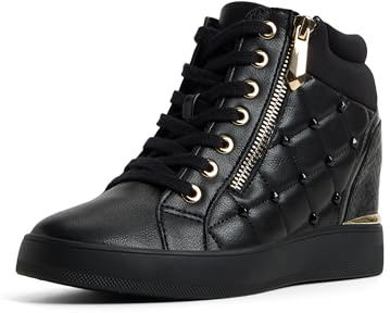 ALDO womens Ailannah Sneaker, Other Black, 7.5 US