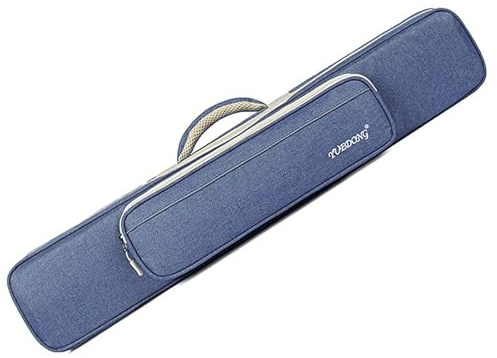 LANDTOM Luxuriöse Bambusflöte/Xiao Flöte, lange und große Aufbewahrungstasche/Tasche mit verstellbarem Schultergurt und Handler (100 cm)