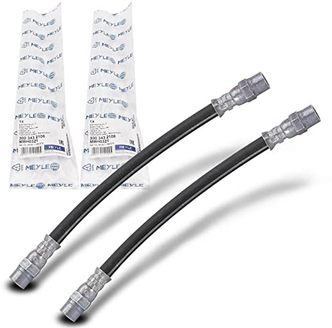 2 x Original MEYLE 3003432106 Brake Hose Rear Axle Compatible with 3 Series E30 315-325 1982-1991 5 Series E12 518-540 1972-1995 6 Series E24 628-635 1975 -1975 S70 LS 1997-2000