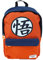 Superdiver Rucksack, Offizielle Lizenz Dragon Ball Kanji Go - 41x31x15 cm - orange und blau - mit gepolsterten Griffen und Fronttasche - anpassbar an Trolley