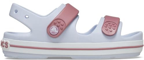 Crocs Crocband Cruiser Sandal T, Sandali Unisex - Bambini e Ragazzi, Dreamscape Cassis, 25/26 EU