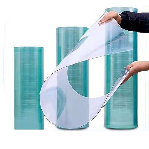 Placas de Policarbonato,Hoja de Plástico Transparente Ligero Panel Duradero Láminas Repuesto para Invernadero Resistentes a Luz para Techos,Cocheras,Solarios y Cerramientos (0.5x4m)