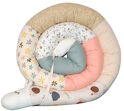 Bettschlange/Bettschnecke XXL (Motiv Einhorn 1) Länge 250cm **personalisierbar** Seitenschläferkissen