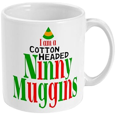 Yourdesign Cotton Headed Ninny Muggins Mug - Funny Gift Idea for Fans of Buddy from Elf - Secret Santa Eve
