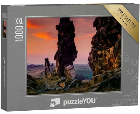 Puzzle 1000 Teile XXL „Teufelsmauer, Harz, Deutschland“