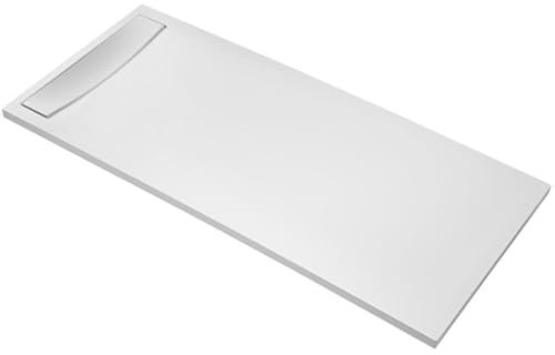 Receveur de douche antidérapant 100 x 80 JACOB DELAFON Flight Neus rectangle blanc
