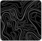 DAWNTREES Topographic Glass Mouse Pad,Tempered Gaming Mouse Mat,Ultra-Smooth Micro-Etched Surface,Dirt and Scratch-Resistant,Quiet Mouse Movements