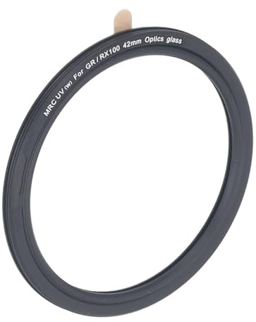 UV-Schutzfilter für GR3 GR3X GR2, RX100, 42 Mm, Ultraflacher UV-Ultraviolettfilter, Kratzfest, Staubdicht, UV-Filter für Kameraobjektive