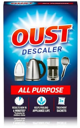 Citystores® All Purpose Descaler Powerful Limescale Remover for Kettles, Coffee Machines, Irons & Shower Heads Fast-Acting & Safe Formula 3 Sachets x 25ml