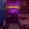 PILOYINDE One Piece Neon Schild Anime Ruffy LED Neonlicht Wanddekoration Lila One Piece Neon Schild Geeignet für Schlafzimmerdekoration Anime Led Schild Geeignet für Weihnachtsgeschenke Partydeko