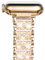 NewWays Correa de repuesto para Apple Watch de 46 mm, 45 mm, 44 mm, 42 mm (Series 3, 2 y 1), para iWatch Series 10/9/8/7/6/5/4/3/2/1/SE, color dorado
