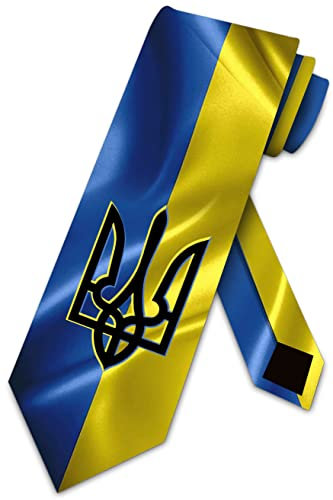 Krawatte Ukraine Wehende Flagge Party Krawatte Elegant Krawatte Fein Krawatten Für Büro Geschäftlicher Anlass Halloween