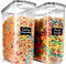 GRANZ Big Sized 6.3 Liter Food Container Pack of 2 | Food Storage Container with lid | Kitchen storage & Airtight Food Container Set | Cereal & Dry Food Storage Containers for Sugar,Flour etc.