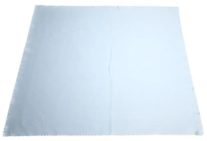 YETONADO 40x40cm Colored contact lens Microfiber Eyeglasses Glasses Cleaner Cleaning Cloth For Lens Phone Screen Cleaning Wipe Large Size(Blue-10PCS)