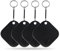 Air Tags-4 Pack, Bluetooth Luggage Tracker Work with Apple Find My (iOS Only, Not for Android), Replaceable Battery, Item Finder for Keys/Backpack/Suitcase/Wallet, Black