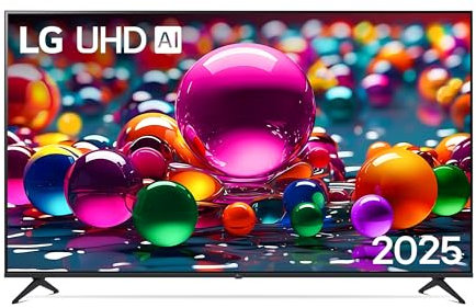 LG webOS UHD AI UA75 TV 86 pollici, Smart TV 4K Ultra HD, Processore α7 Gen8, webOS con AI, Filmmaker mode, HDR10, Gaming con VRR 4K@60Hz, Game Optimizer, Wi-Fi, 86UA75006LA 2025