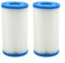 Lot de 2 cartouches de rechange pour piscine Intex Easy Sets Type A/C
