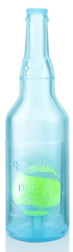 Enwye Juguetes masticables indestructibles para perros con botella con sonido de pelota para uso en interiores y exteriores para quemar la energía de tu perro.